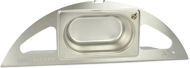 Kugelsmoker für 47cm Weber Kugelgrills - Mach einen Smoker aus deinem Kugelgrill - Edelstahl - Ø 47c