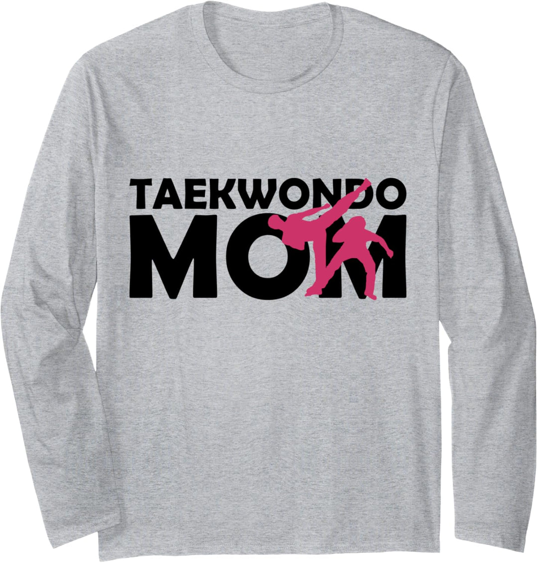 Taekwondo Mom Langarmshirt