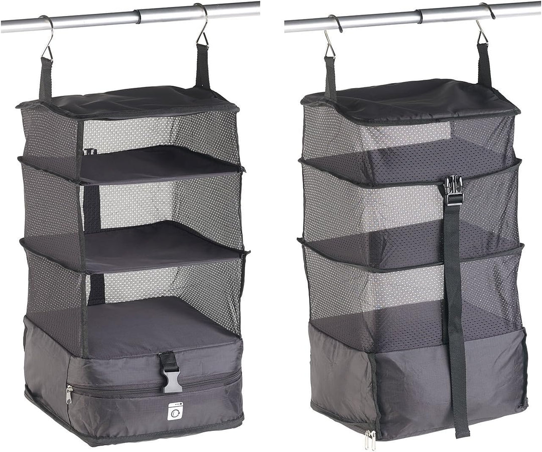Xcase Koffer Ordnungssystem: XL-Koffer-Organizer, Packwürfel zum Aufhängen, 30 x 64 x 30 cm (Ordnung
