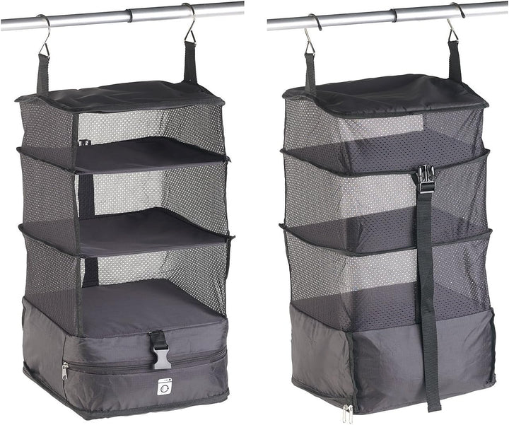 Xcase Koffer Ordnungssystem: XL-Koffer-Organizer, Packwürfel zum Aufhängen, 30 x 64 x 30 cm (Ordnung