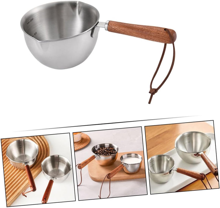 BESTonZON Butter-Sossentopf Mit Ausgiesser Kleiner Topf Zum Eingiessen Von Öl Kleiner Topf Mit Griff
