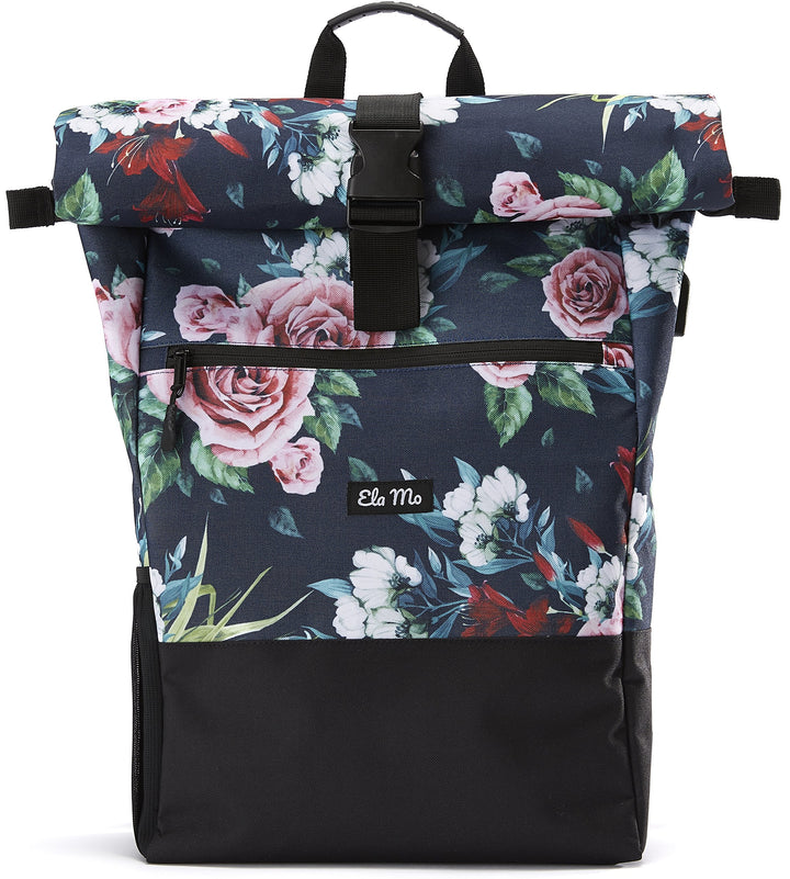 Ela Mo’s Rucksack Damen | Schön und Durchdacht | für Uni Reisen Freizeit Job | mit Laptopfach & Anti