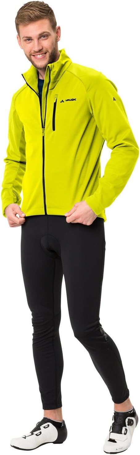 VAUDE Men's Posta Softshell Jacket VI - Softshelljacke Herren - Radjacke L neon yellow/neon yellow,