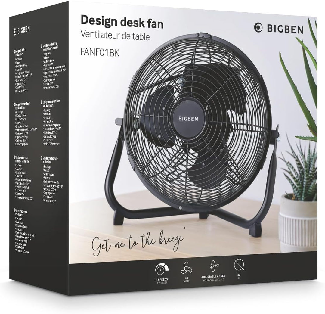 Bigben Tischventilator FANF01BK