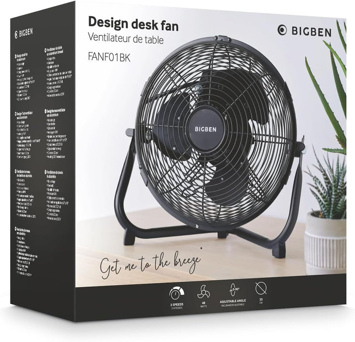 Bigben Tischventilator FANF01BK