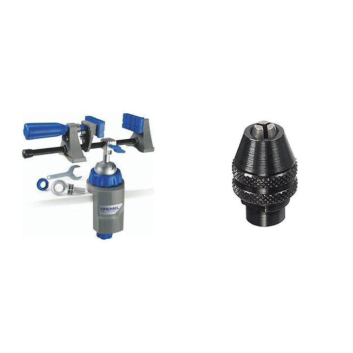 Dremel 2500 Multi Vise - Multi Schraubstock &amp; 4486 Bohrfutter - Zubehörsatz für Multifunktionswerkze