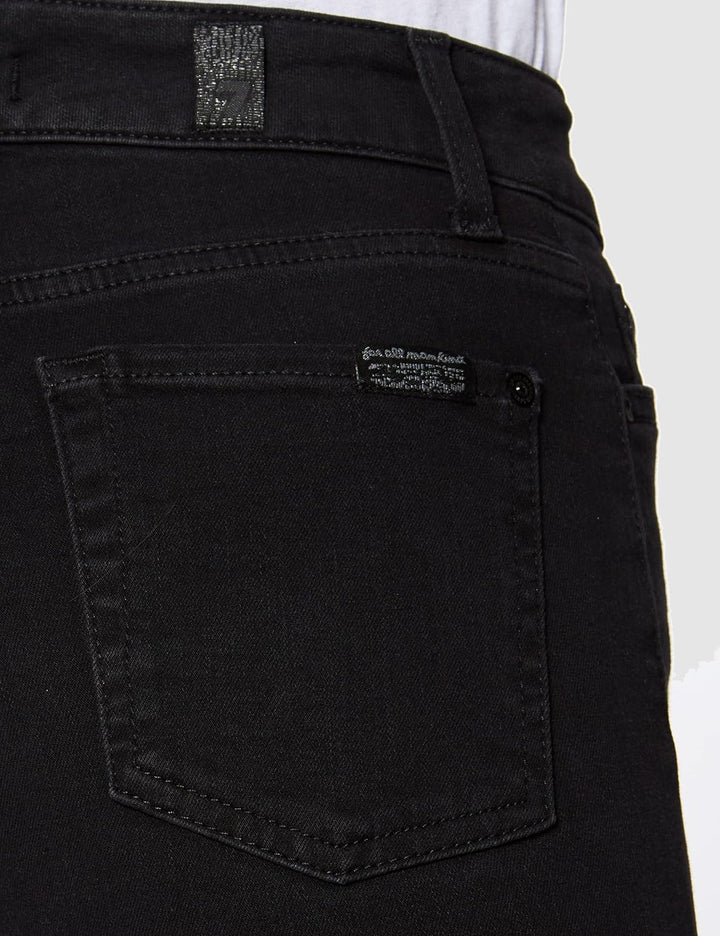 7 For All Mankind Damen Aubrey Jeans 29 Schwarz (Black Ux), 29 Schwarz (Black Ux)