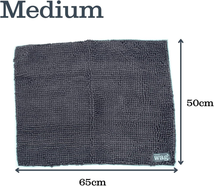Henry Wag Microfibre Noodle Dog Mat 65 x 50cm farblos, 65 x 50cm farblos