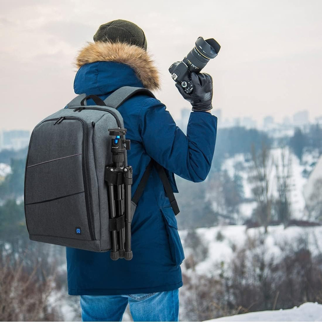 König Design Kamerarucksack Rolltop Fotorucksack Wasserdicht Robuste Rucksack für Spiegelreflexkamer