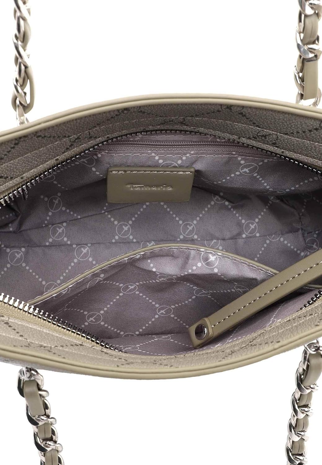 Tamaris Shopper Anastasia Summer 32103 Damen Handtaschen Print Einheitsgrösse Khaki, Einheitsgrösse