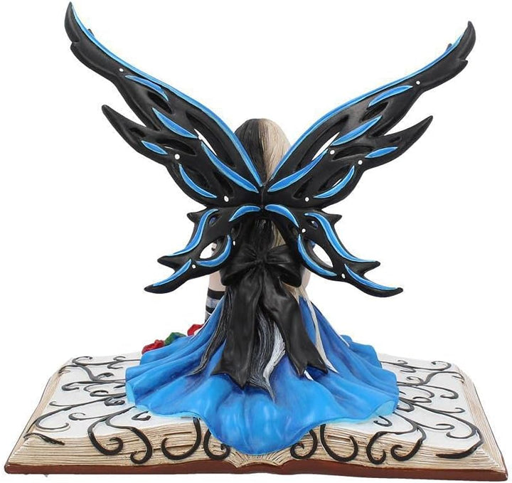 Nemesis Now B3316J7 Alice 19 cm Figur, Harz, Blau, Einheitsgrösse