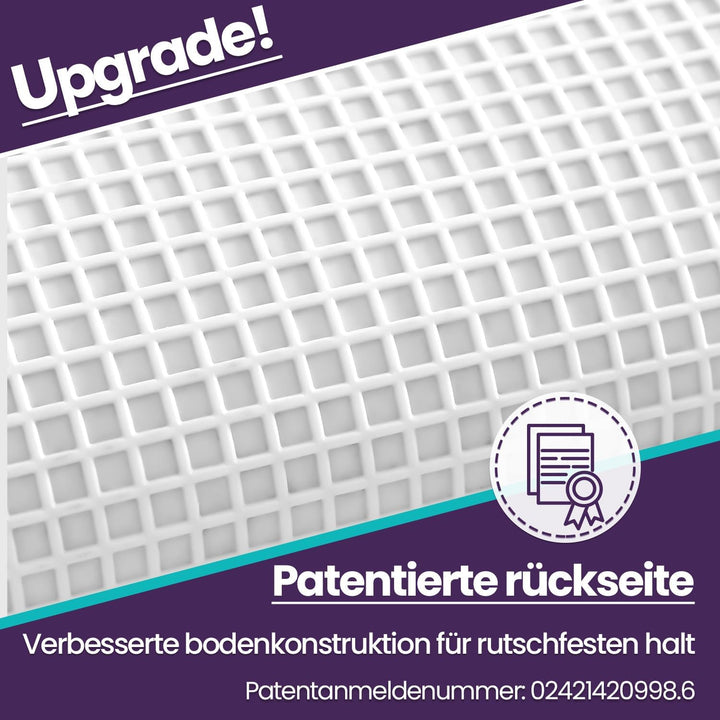 DEXI Badematte rutschfest 50 x 80 cm, waschbar Badezimmerteppich weich Badteppich Mikrofaser Saugfäh
