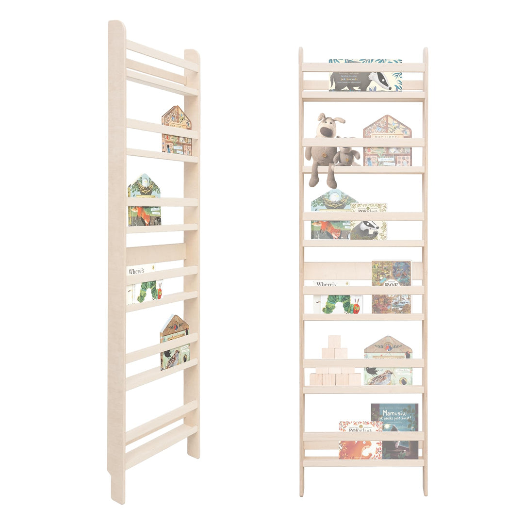 MAMOI® Kinderbücherregal aus Holzwerkstoff – Bücherkiste, Kinderbücherregal, Bücherregal für Kinderz
