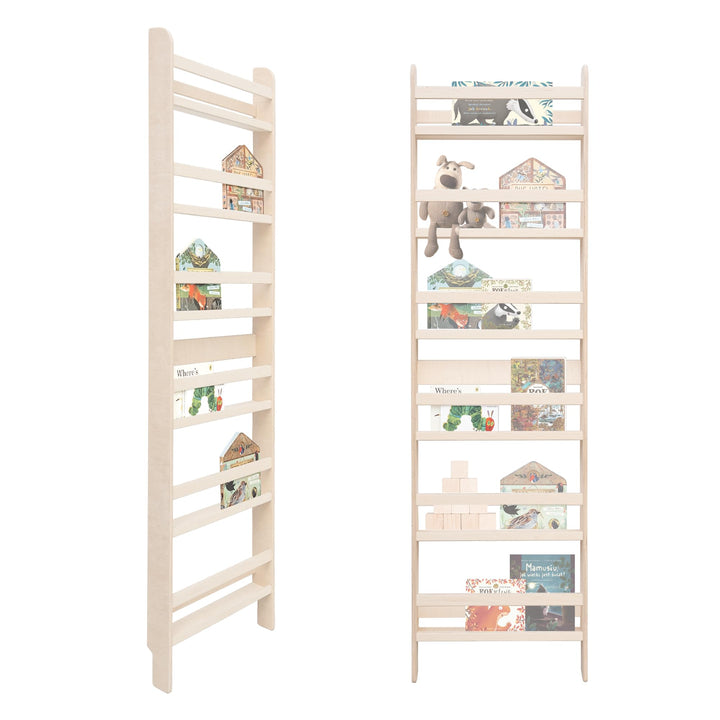 MAMOI® Kinderbücherregal aus Holzwerkstoff – Bücherkiste, Kinderbücherregal, Bücherregal für Kinderz