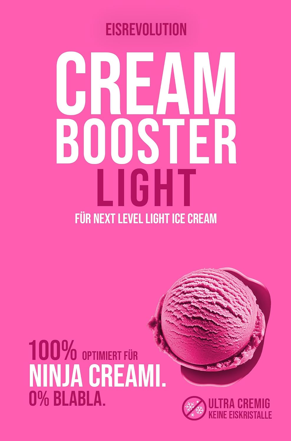 Ninja Creami Eis Bindemittel – für extra cremiges Eis ohne Eiskristalle – optimiert für LIGHT ICECRE