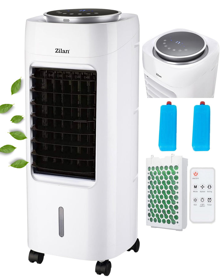 3in1 Standventilator mit Wasserkühlung sehr leise - Mobile Klimaanlage ohne Abluftschlauch -Verdunst