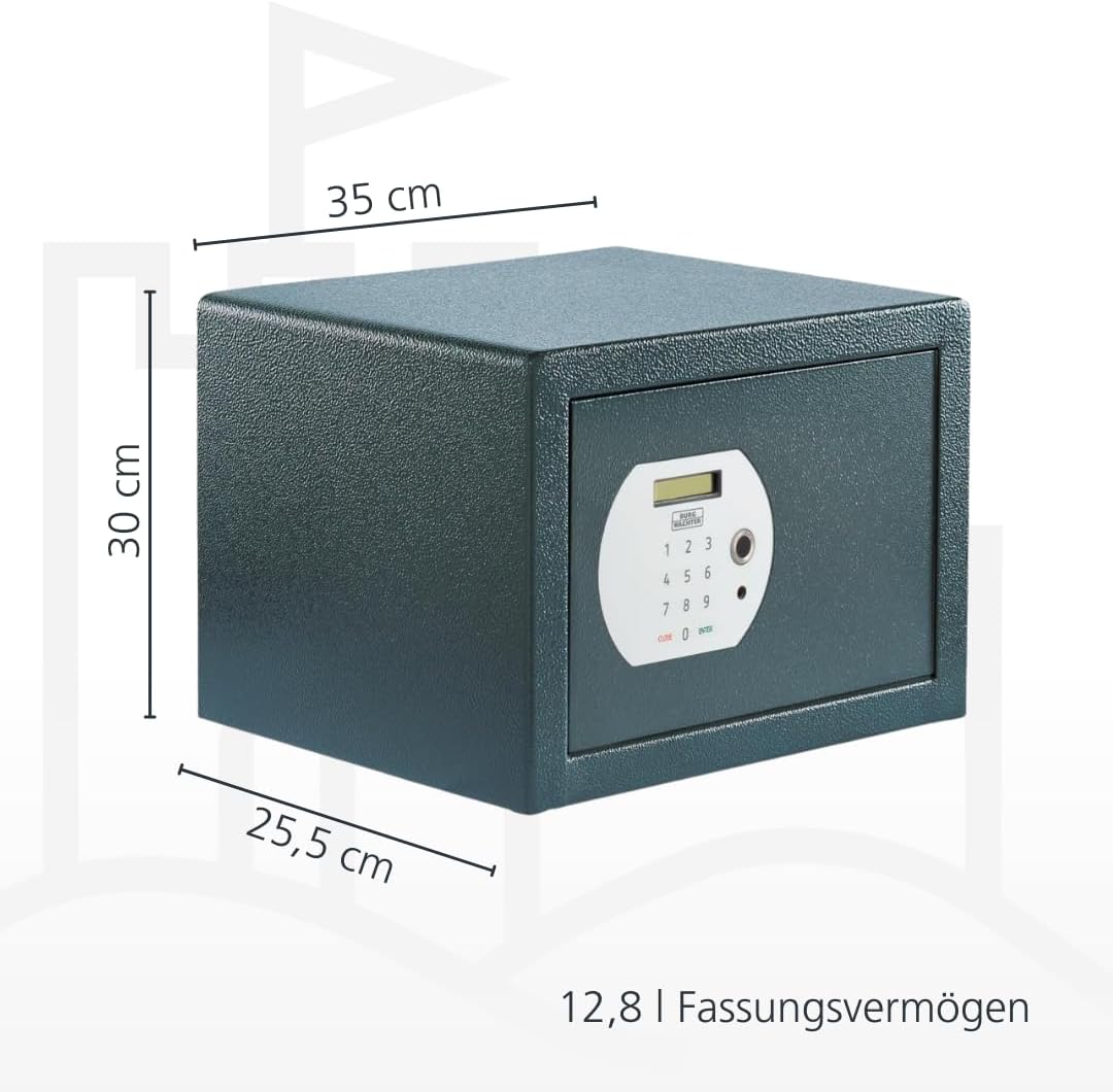 Burg-WÄCHTER Möbeltresor mit elektronischem Zahlenschloss und Fingerabdruck, Inkl. Fachboden, Zur Wa