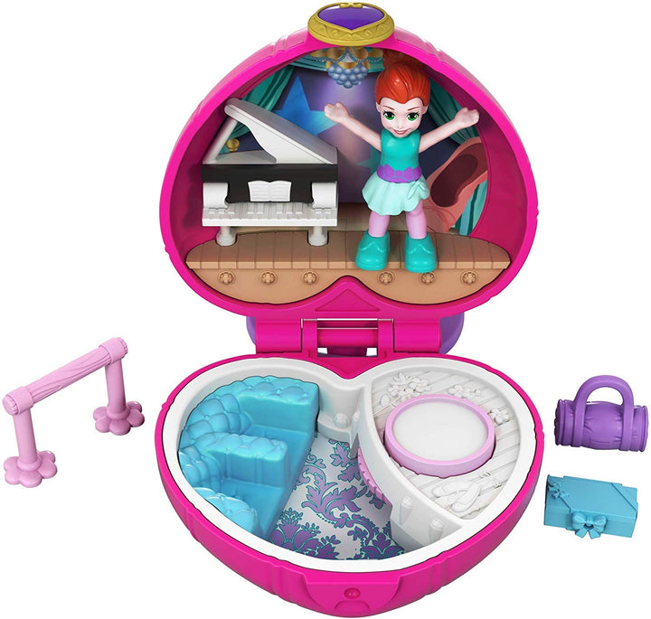 Mattel Polly Pocket FWN41 Tiny Places Lilas Ballettaufführung