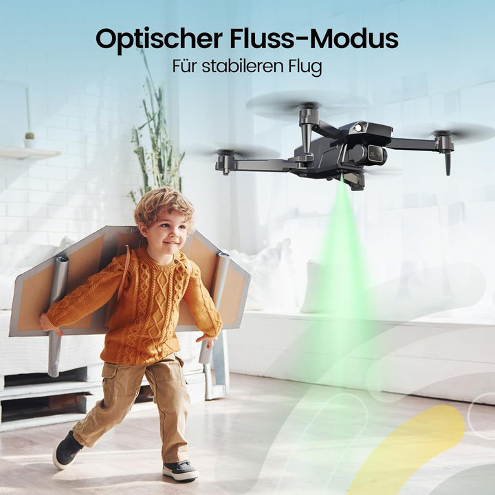 Holy Stone HS290 faltbare Drohne mit Kamera 1080P für Anfänger&Kinder, Quadcopter mit Optischem Flus