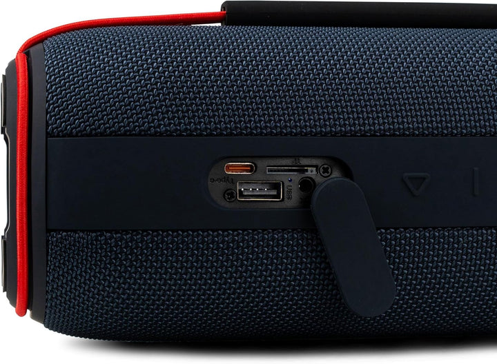 Red Bull Racing Bluetooth Lautsprecher RB-SK420 mit 48W Power, LED Lichteffekten, USB/TF/AUX, tragba