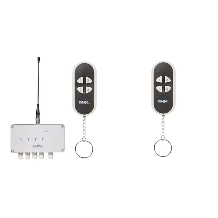 ETERO Funkschalter Set mit Sender, 4-Kanal, RWS-211C/N & Zamel P- 258/4 Fernbedienung Bundle mit Fer