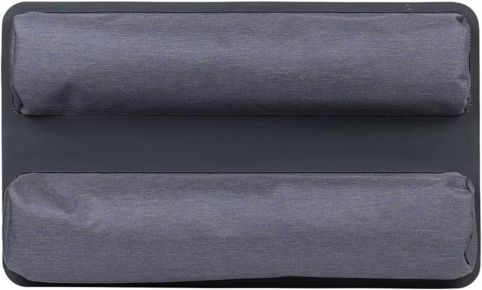 Tucano Comodo Lapdesk Laptop-Arbeitskissen mit Rutschfester Unterlage L Blau-grau, L Blau-grau