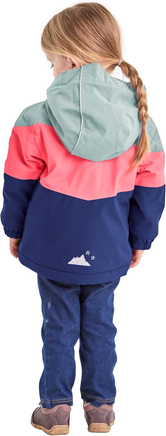 Killtec Unisex Fisw 3 Mns Ski Jckt Skijacke/Funktionsjacke mit Kapuze und Schneefang 74-80 dunkel wa