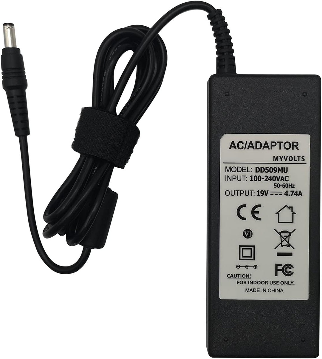 MyVolts 19V EU-Netzteil kompatibel mit Numark Mixstream Pro GO DJ Controller Standard, Standard