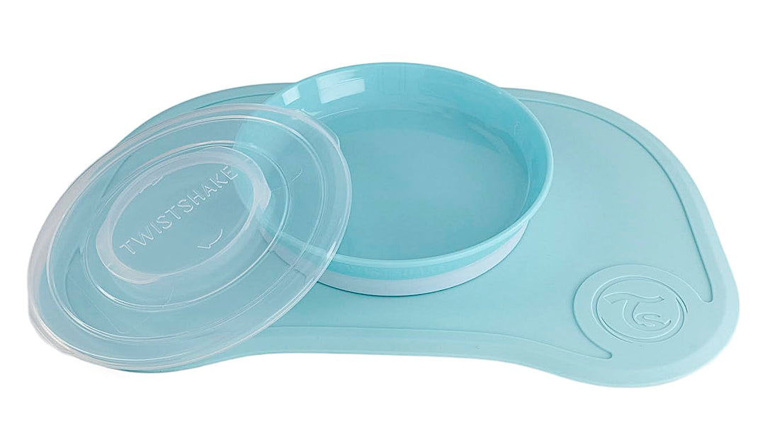 Twistshake Click Mat 38x25 cm Tischset und Versiegelt Kinder Teller mit PP und Silikon für Baby Esse