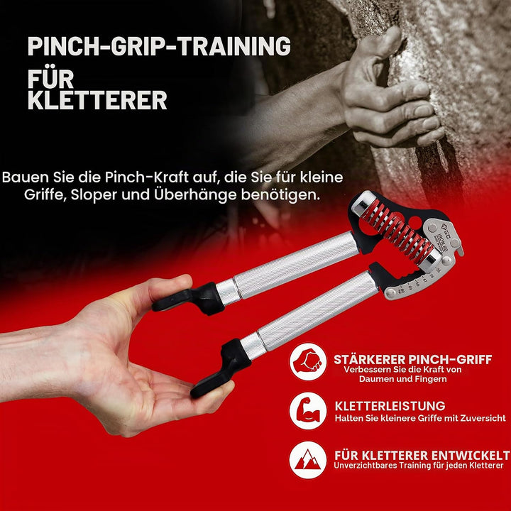 GD IRON GRIP Pinch Grip Set (Rock Climbing Grip Trainer) Grip Strength Trainer Adjustable Hand Grip