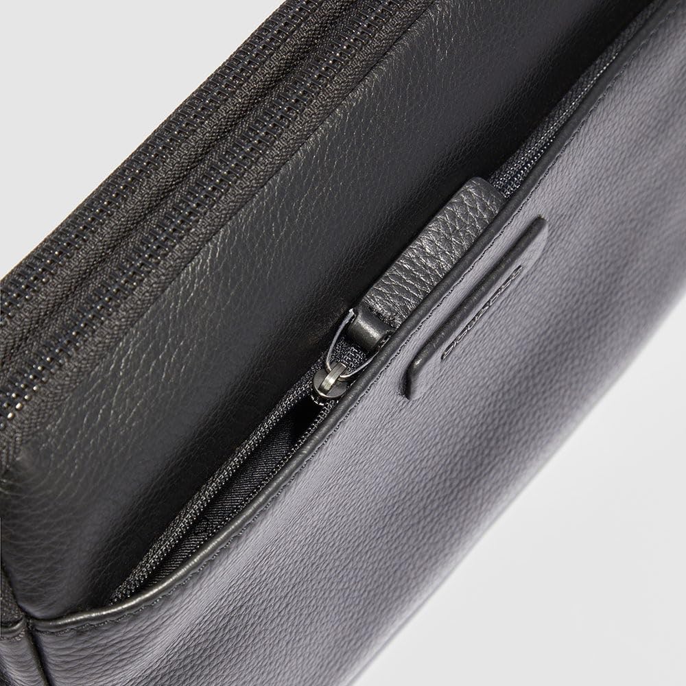 PIQUADRO POCHETTE X SCHWARZ AC6156MOSR/N modus restyling Kupplung Fronttasche Leder SCHWARZ ND Wahl=
