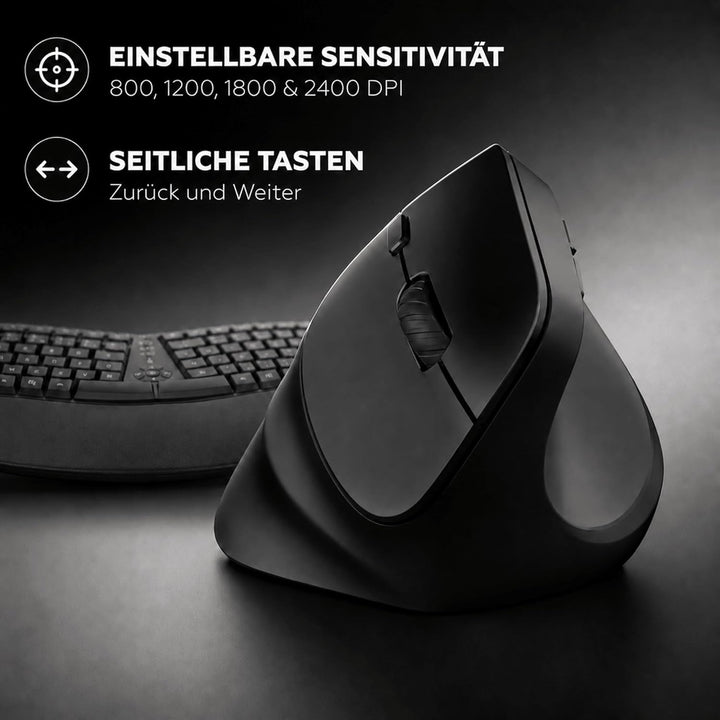 Mobility Lab Ergo C30W - Ergonomisches Kabellos-Set mit verstellbarer Neigung - AZERTY Layout - Repo