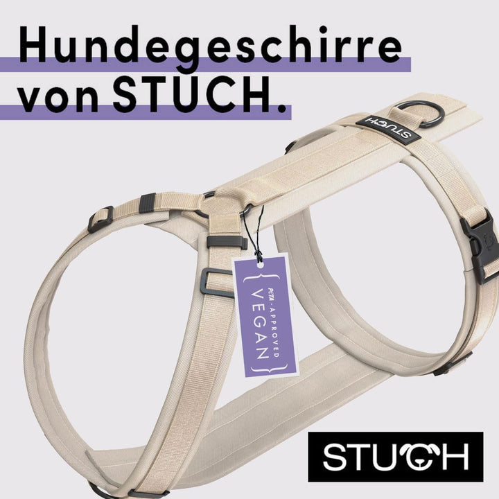 STUCH Hundegeschirr - verstellbares Nylon Geschirr - gepolstert - Für kleine, mittlere und grosse Hu