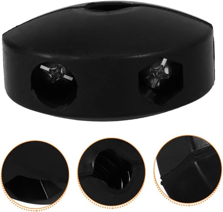 Operitacx Gummischlauchpuffer Mit Schnellverschluss Widerstandsfähiger Kugelstopper Für 19-22mm Schl