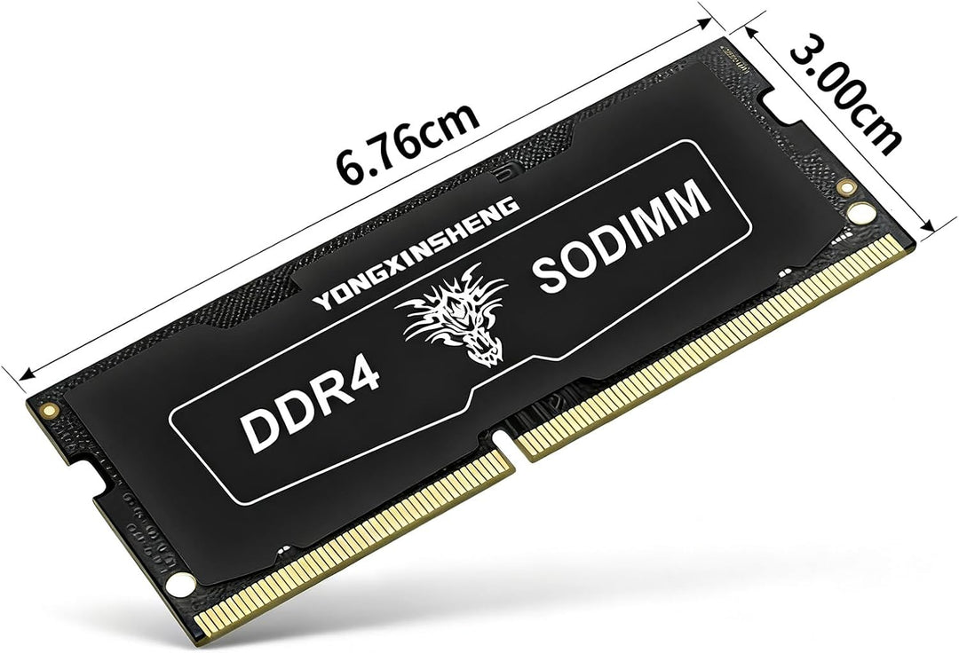 Yongxinsheng DDR4 Sodimm 3200MHz 32GB Kit (16GBx2) Laptop RAM PC4-25600 Non-ECC Unbuffered 1.2V 2Rx8