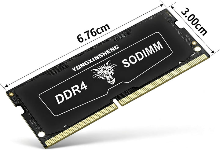 Yongxinsheng DDR4 Sodimm 3200MHz 32GB Kit (16GBx2) Laptop RAM PC4-25600 Non-ECC Unbuffered 1.2V 2Rx8