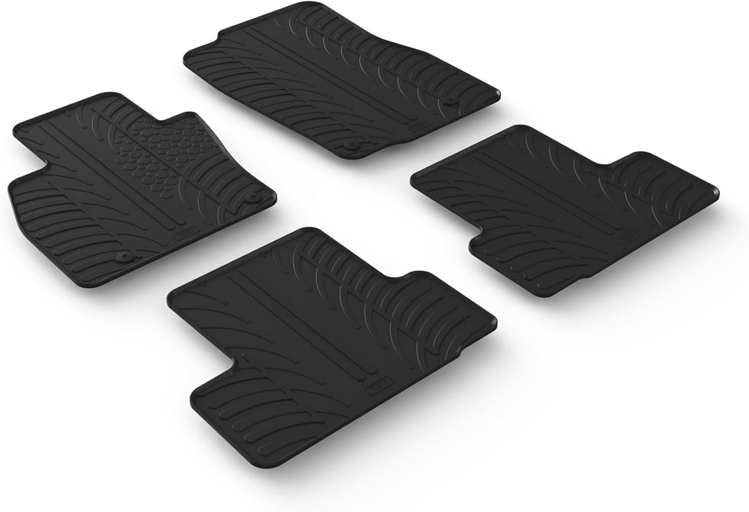 Gledring Satz Gummimatten kompatibel mit Mazda CX-60 Hybrid 2022- (T Profil 4-teilig)