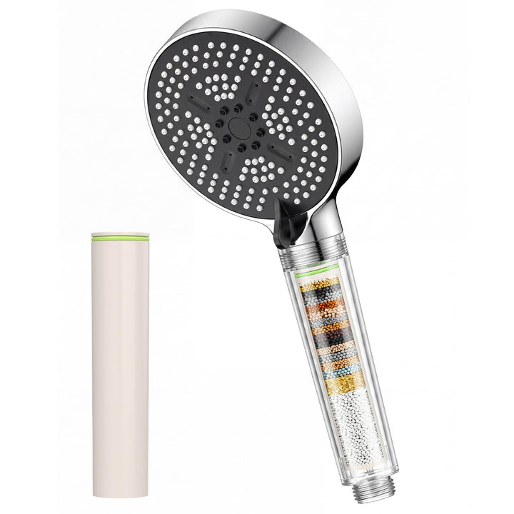 YEAUPE PRO Duschkopf mit Filter, 110 mm Hochdruck Handbrause 1 Filter, 1 Filter