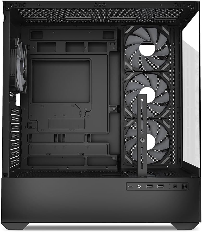 Sharkoon AK6 RGB PC Gehäuse, ATX, Schwarz