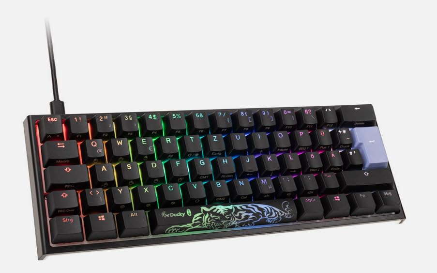 Ducky One 2 Pro Mini Gaming Tastatur, RGB LED - Kailh Red