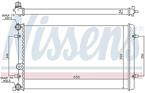 Nissens 65011 Kühler, Motorkühlung