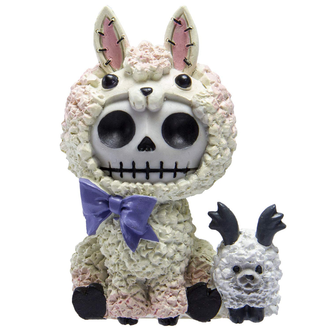 Furrybones Summit Collection Alpaka-Paco-Figur, dekoratives Signatur-Skelett in Alpaka-Llama-Kamelid