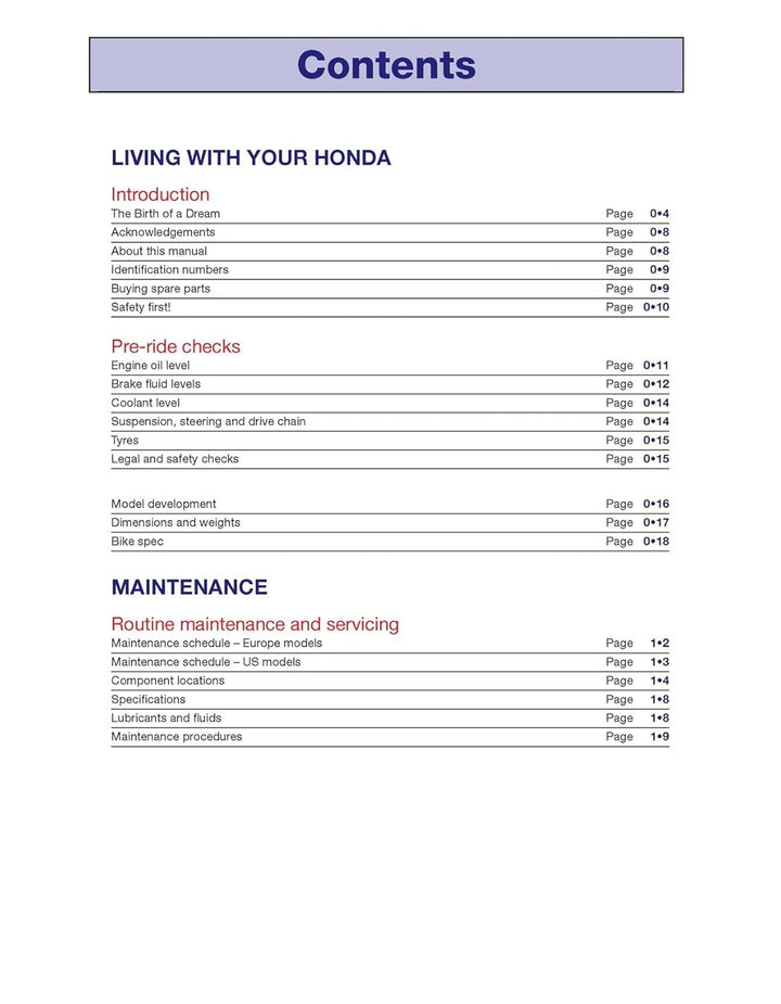 Honda CB500F/X & CBR500R update (13 -20): 2013 to 2020 (Haynes Service & Repair Manual)