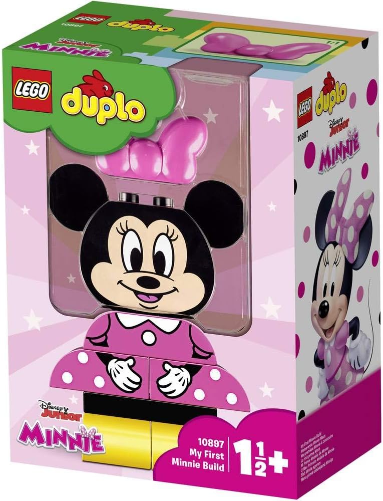 LEGO 10897 DUPLO Disney Meine erste Minnie Maus, Bauset mit 2 baubaren Outfits, Vorschulspielzeug fü