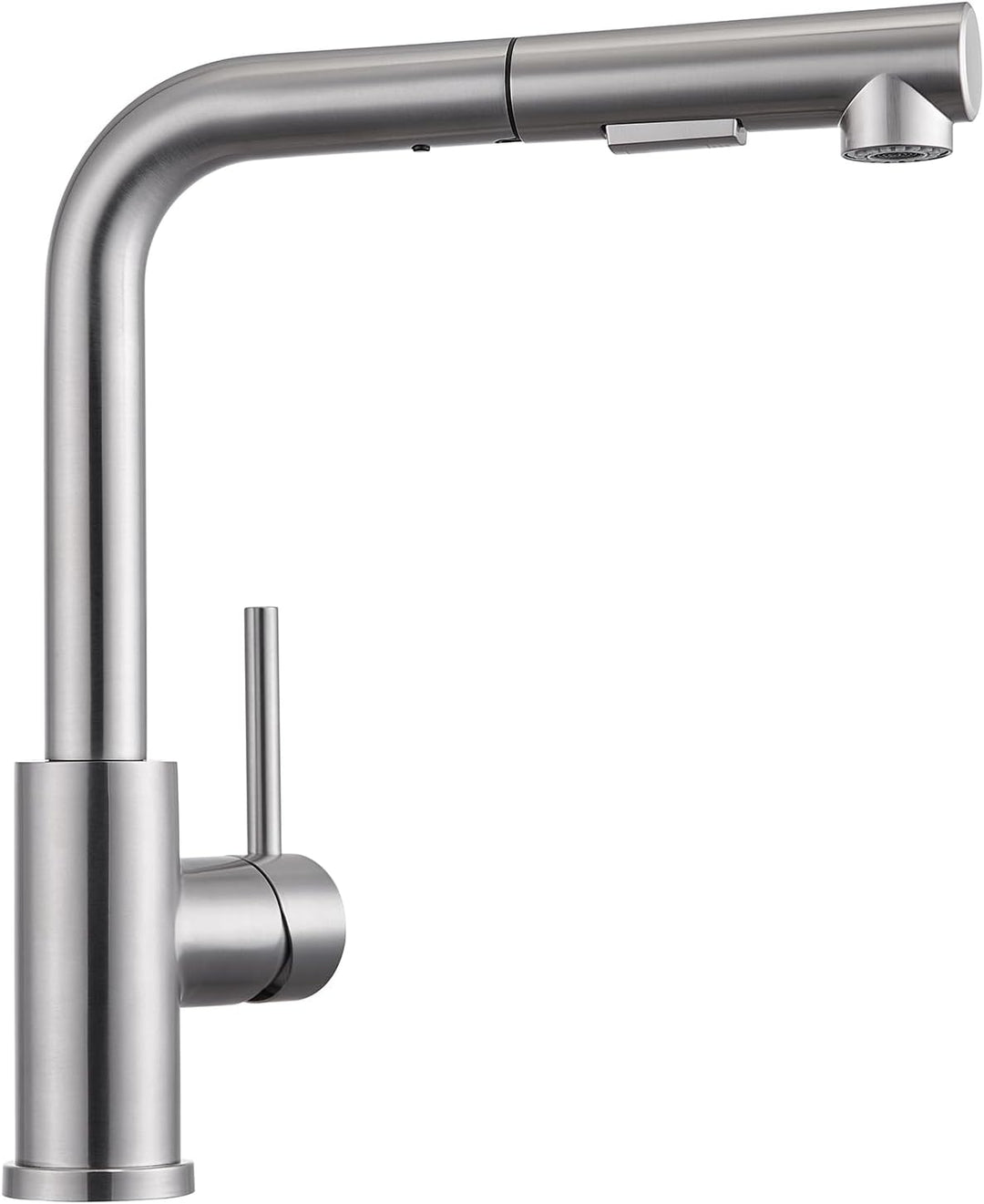 Wasserhahn Küche Ausziehbar, BONADE Küchenarmatur mit Brause, Mischbatterie Küche 360° Schwenkbar，Ar