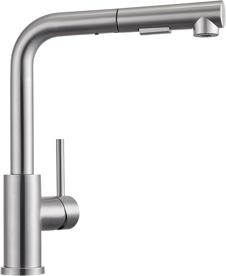 Wasserhahn Küche Ausziehbar, BONADE Küchenarmatur mit Brause, Mischbatterie Küche 360° Schwenkbar，Ar