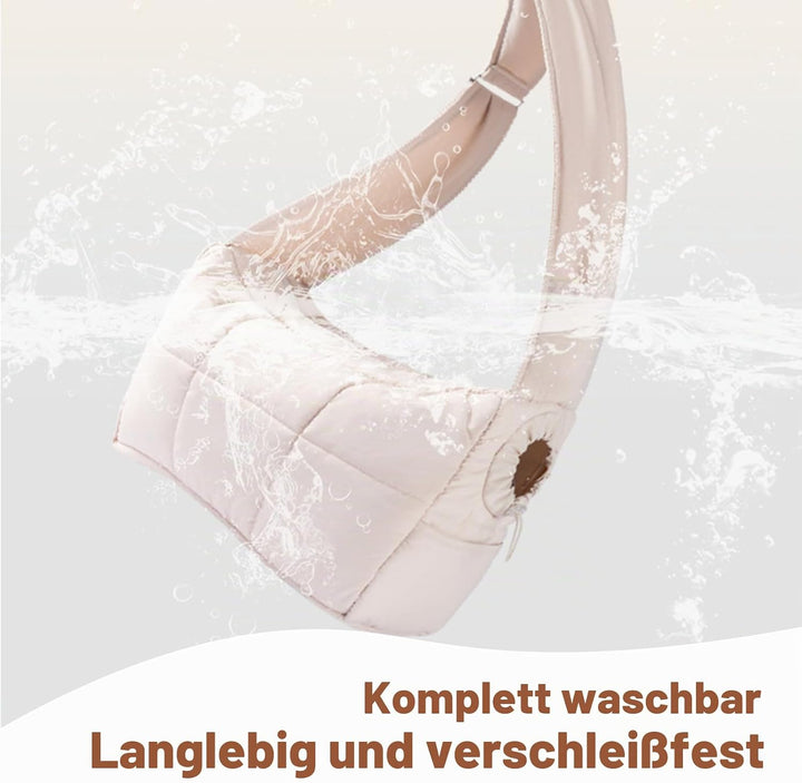 Hundetasche, mini Haustiertasche,Atmungsaktiver Haustier-Tragebeutel mit Sicherheitsverschluss,für d