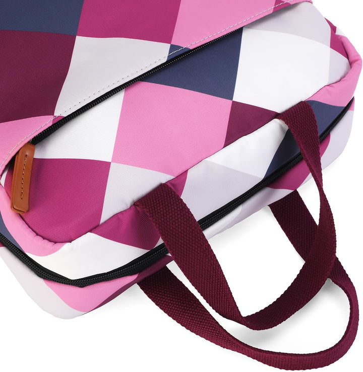 Brisby Lunchtasche - 7L, Vierschicht isolierte Kühltasche mit Kühlelemente, vielseitige Lunchbag (Ro