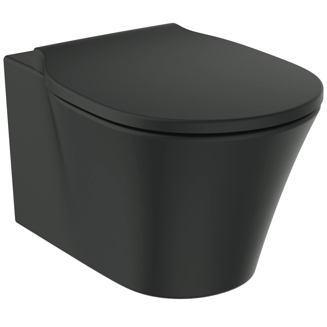 Ideal Standard Connect Air Wandhängendes WC-Becken-Set, Hänge-WC spülrandlos, CL1 Vollspülung 4,5–6