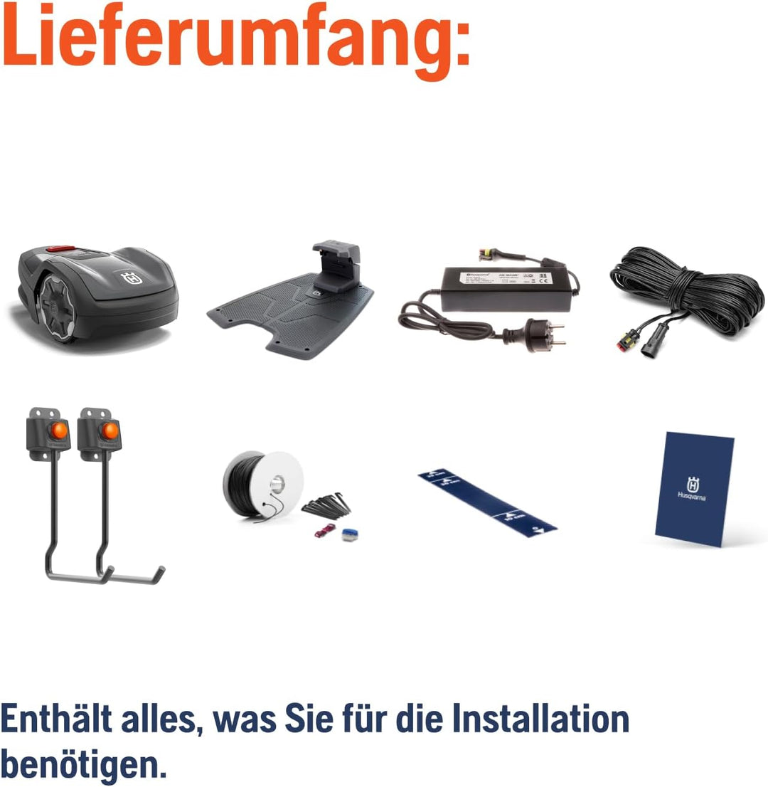 Husqvarna Mähroboter Automower Aspire R4 für 400 m² Fläche I Akku Rasenmäher Roboter, Steuerung per